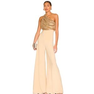 High Waist Elephant Pant in Blonde - Norma Kamali